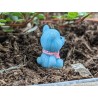 Knut Teddy Blau mit rosa Schal